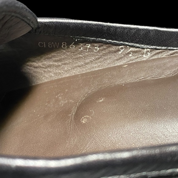 Stuart Weitzman | Patent Leather Leopard Suede Mules block heels 9.5 - Picture 5 of 9